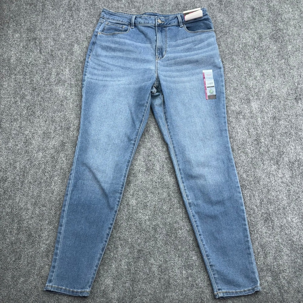 No Boundaries Jeans Juniors 15 (34x28) High Rise Skinny Stretch‎ Denim